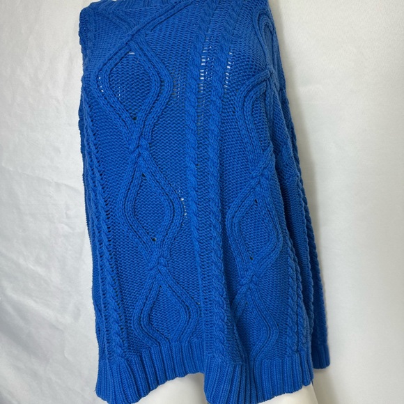 Cotton On oversized cable knit sweater in cobalt blue Size Small - Picture 5 of 8